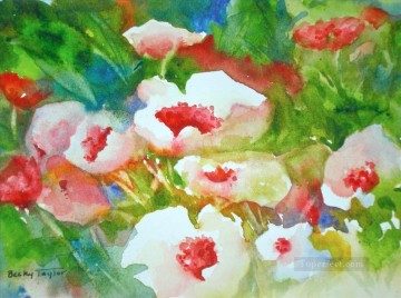 BT flower watercolour Oil Paintings